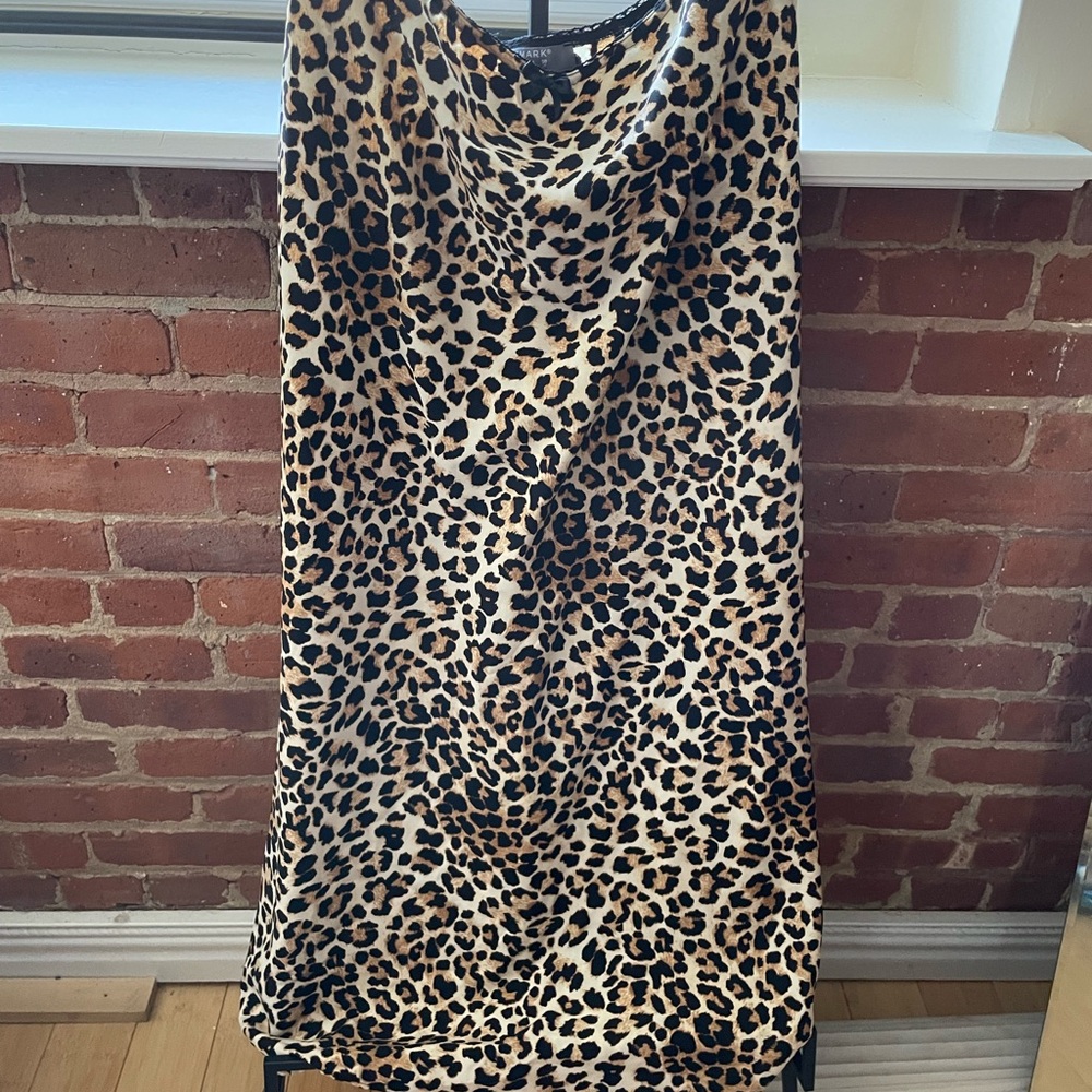 Leopard Print Women's Skirt